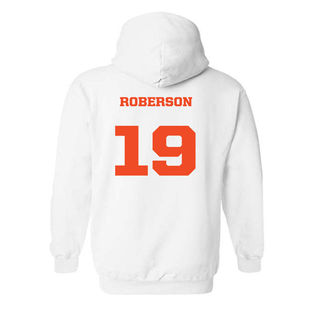 Campbell - NCAA Men's Soccer : Sam Roberson - Replica Shersey Hooded Sweatshirt