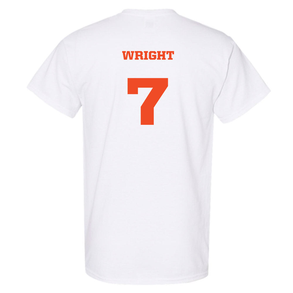 Campbell - NCAA Men's Soccer : Marco Wright - Replica Shersey T-Shirt-1