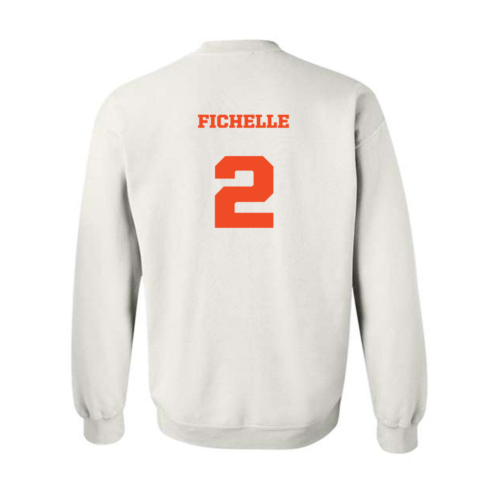 Campbell - NCAA Men's Soccer : Lillian FICHELLE - Replica Shersey Crewneck Sweatshirt-1