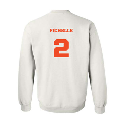 Campbell - NCAA Men's Soccer : Lillian FICHELLE - Replica Shersey Crewneck Sweatshirt-1