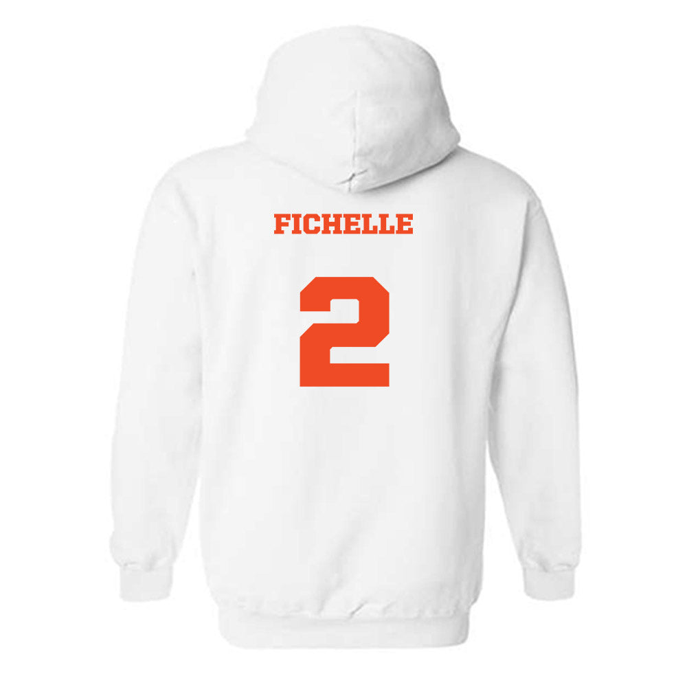 Campbell - NCAA Men's Soccer : Lillian FICHELLE - Replica Shersey Hooded Sweatshirt-1