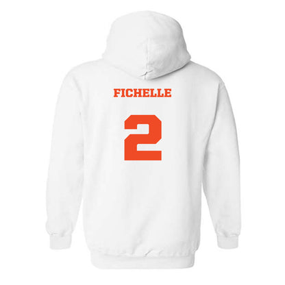 Campbell - NCAA Men's Soccer : Lillian FICHELLE - Replica Shersey Hooded Sweatshirt-1