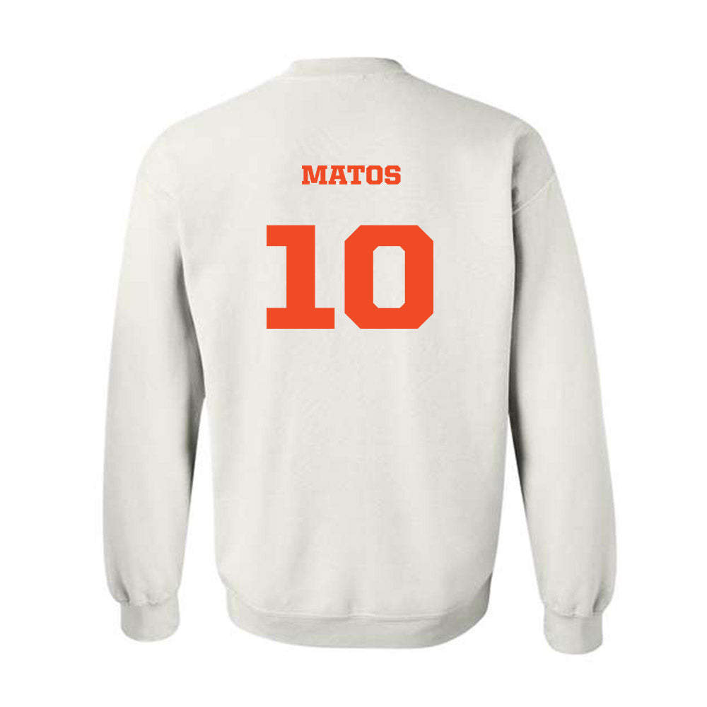 Campbell - NCAA Men's Soccer : Filipe Matos - Replica Shersey Crewneck Sweatshirt-1
