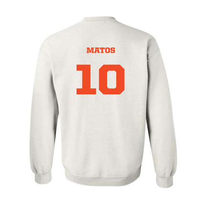 Campbell - NCAA Men's Soccer : Filipe Matos - Replica Shersey Crewneck Sweatshirt-1