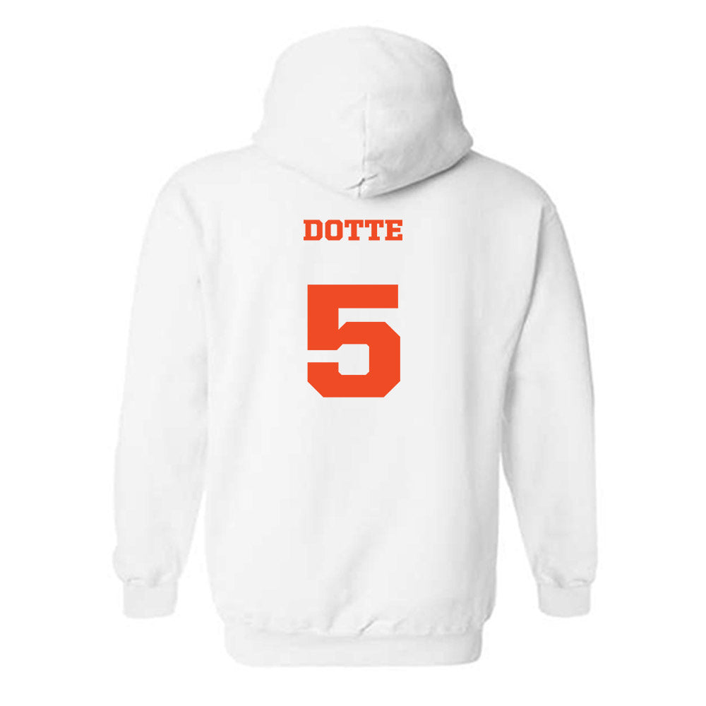 Campbell - NCAA Men's Soccer : Bissafi Dotte - Replica Shersey Hooded Sweatshirt