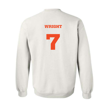 Campbell - NCAA Men's Soccer : Marco Wright - Replica Shersey Crewneck Sweatshirt-1