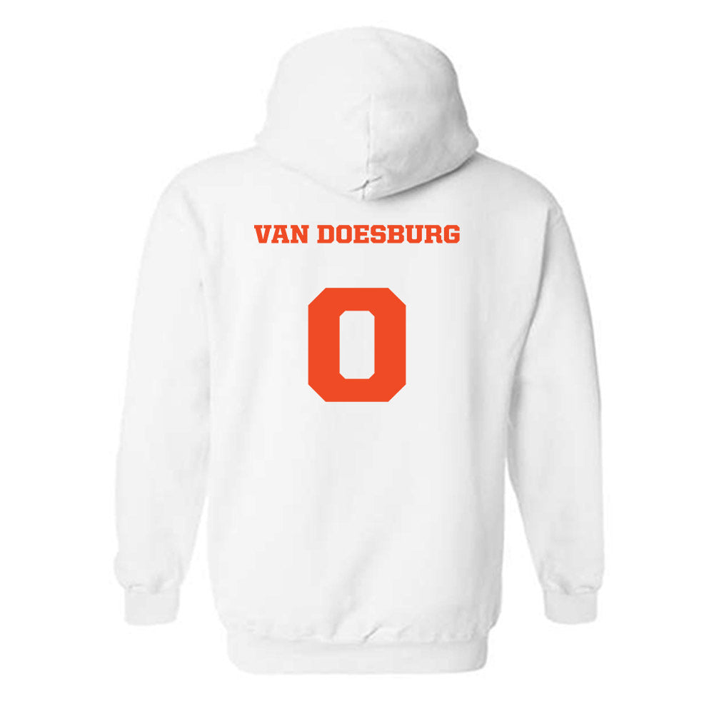 Campbell - NCAA Women's Soccer : Anais van Doesburg - Replica Shersey Hooded Sweatshirt