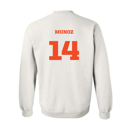 Campbell - NCAA Women's Soccer : Christina Munoz - Replica Shersey Crewneck Sweatshirt-1