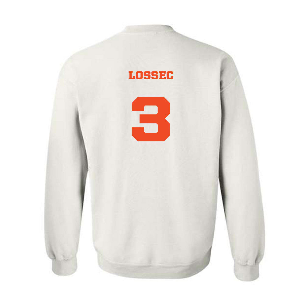 Campbell - NCAA Men's Soccer : Teva Lossec - Replica Shersey Crewneck Sweatshirt