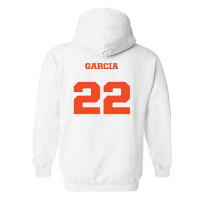 Campbell - NCAA Men's Soccer : Ronaldo Garcia - Replica Shersey Hooded Sweatshirt-1