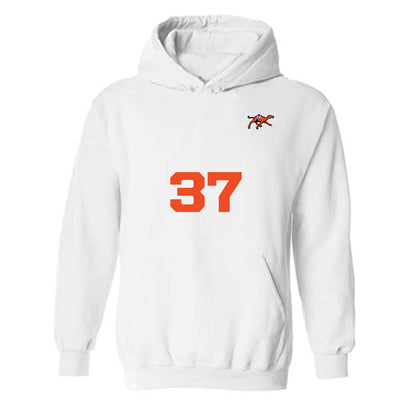 Campbell - NCAA Men's Soccer : Max Leviton - Replica Shersey Hooded Sweatshirt