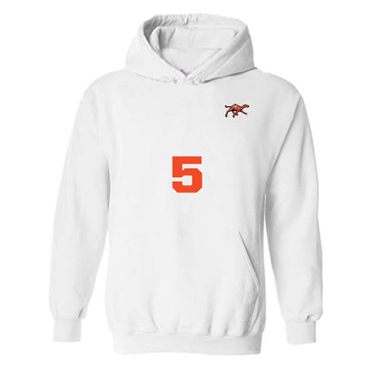 Campbell - NCAA Men's Soccer : Bissafi Dotte - Replica Shersey Hooded Sweatshirt