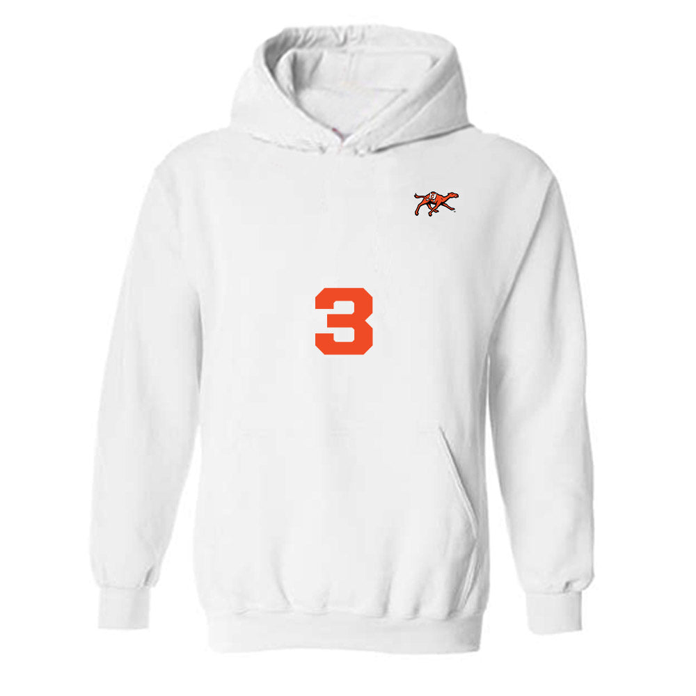 Campbell - NCAA Women's Soccer : Abygaelle Normand - Replica Shersey Hooded Sweatshirt