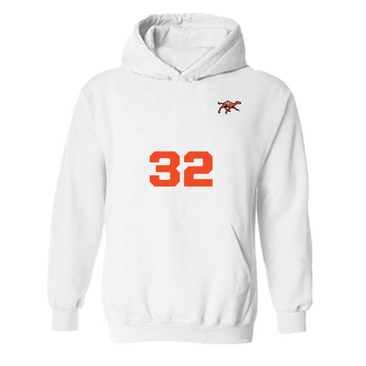 Campbell - NCAA Men's Soccer : Gabe Zarate - Replica Shersey Hooded Sweatshirt-0