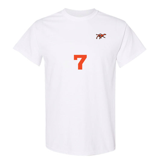Campbell - NCAA Men's Soccer : Marco Wright - Replica Shersey T-Shirt-0