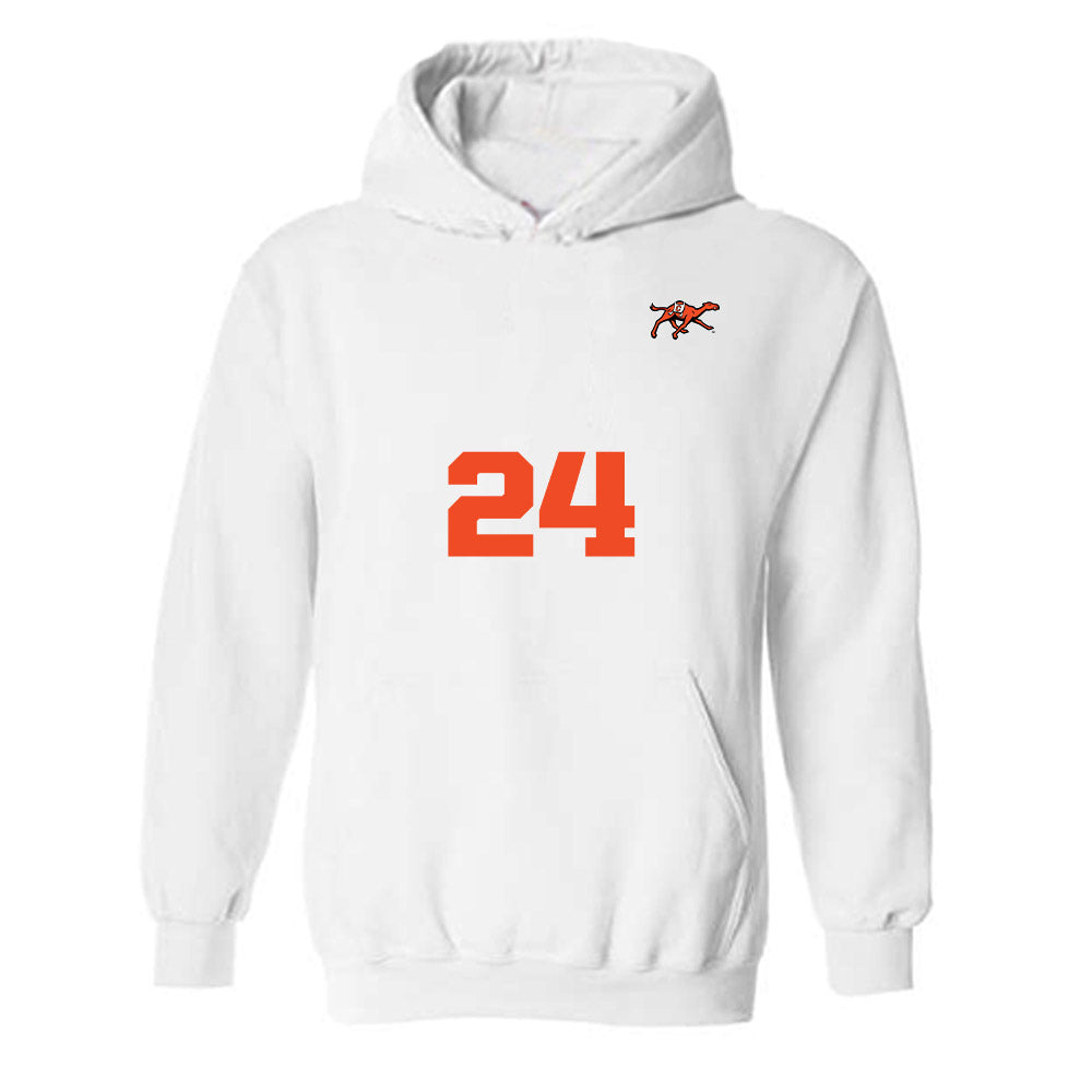 Campbell - NCAA Women's Soccer : Natalie Jamison - Replica Shersey Hooded Sweatshirt