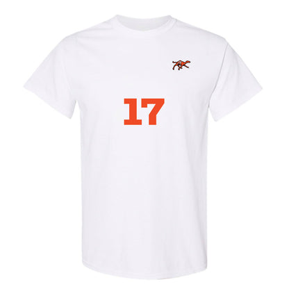 Campbell - NCAA Men's Soccer : Skyler Wright - Replica Shersey T-Shirt-0
