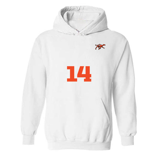 Campbell - NCAA Women's Soccer : Christina Munoz - Replica Shersey Hooded Sweatshirt-0