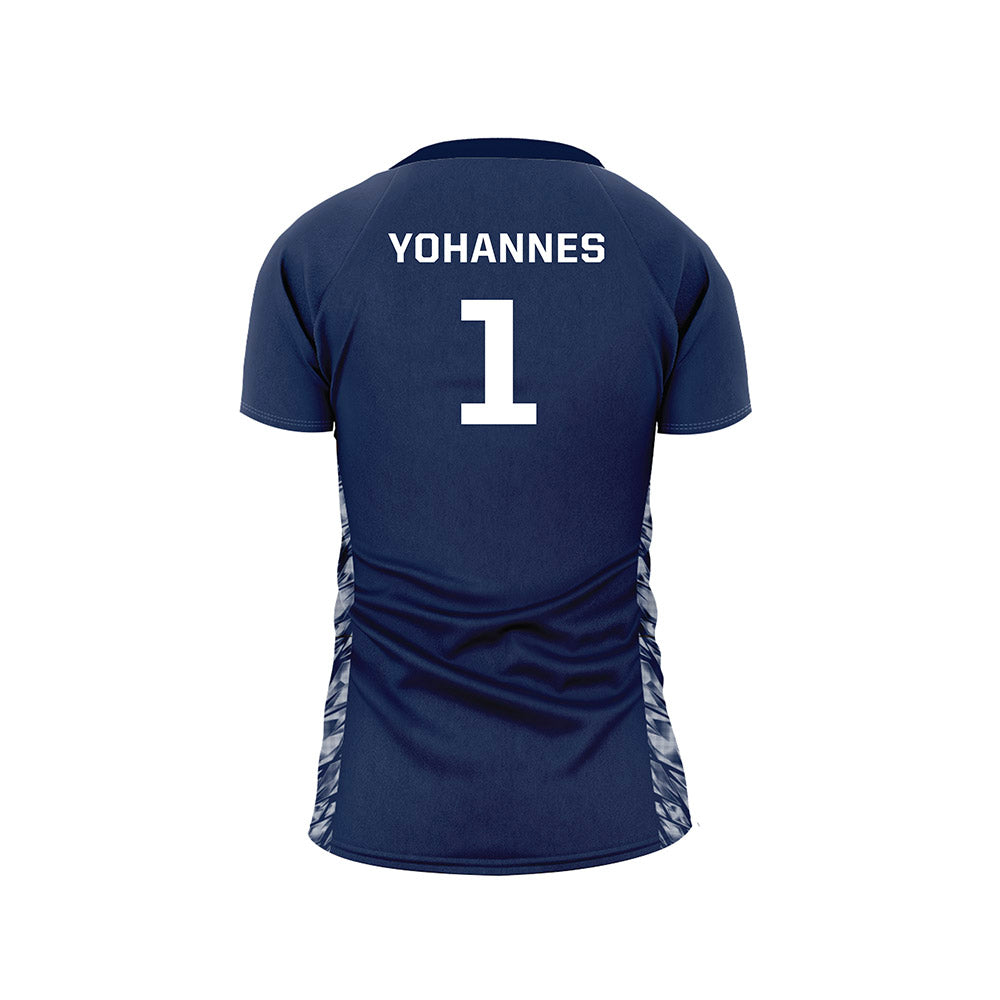 GWU - NCAA Women's Volleyball : Salem Yohannes - Navy Volleyball Jersey