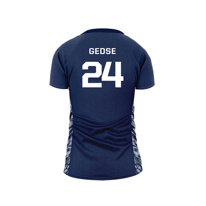 GWU - NCAA Women's Volleyball : Sadee Gedse - Navy Volleyball Jersey-1