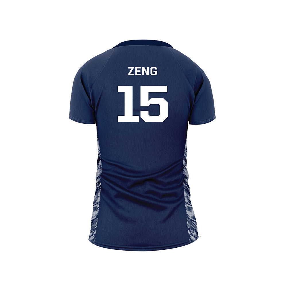 GWU - NCAA Women's Volleyball : Lydia Zeng - Navy Volleyball Jersey-1