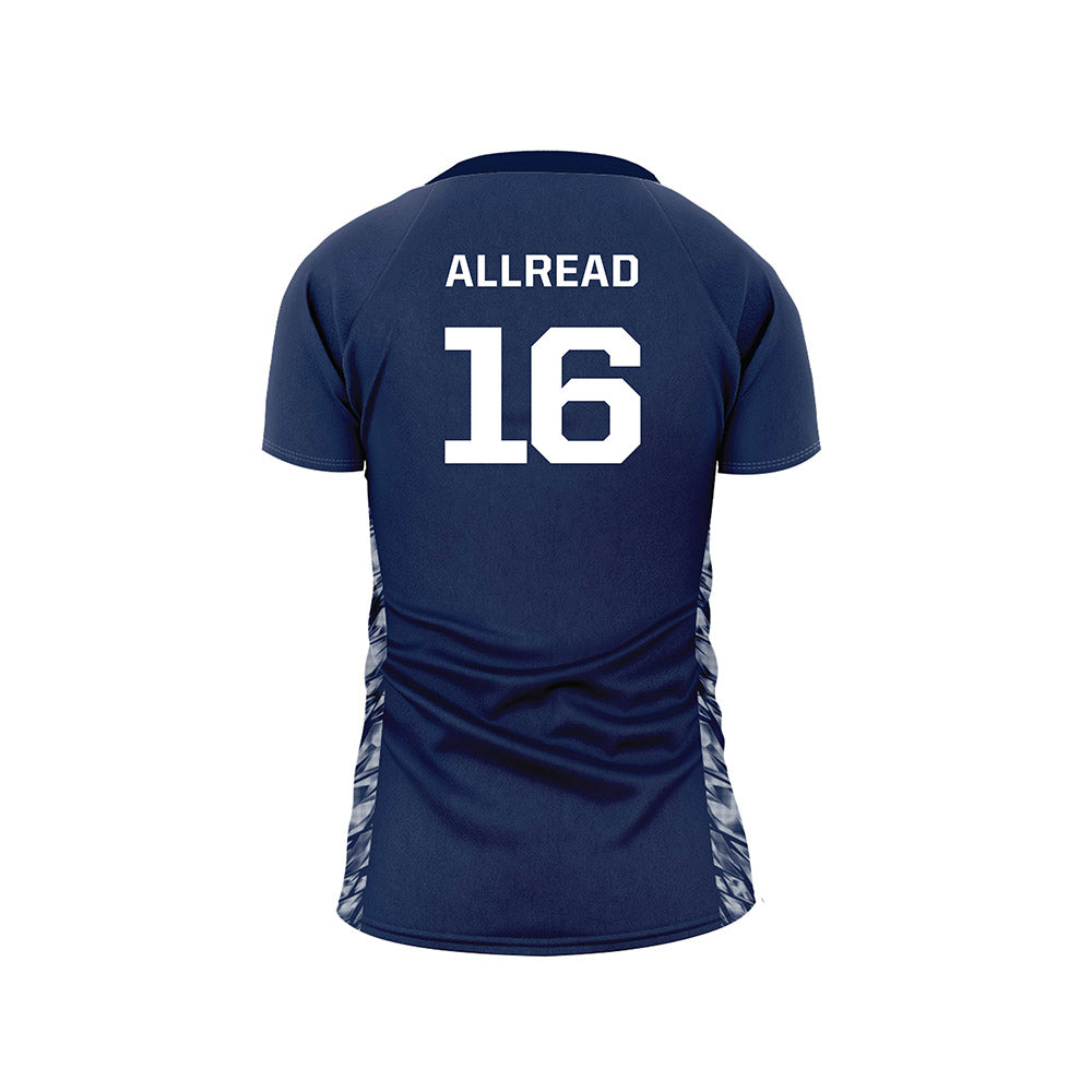 GWU - NCAA Women's Volleyball : Grace Allread - Navy Volleyball Jersey