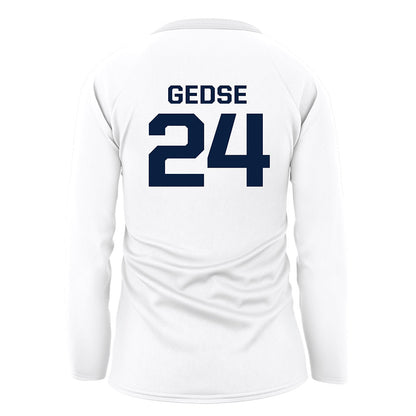GWU - NCAA Women's Volleyball : Sadee Gedse - White Volleyball Jersey-1