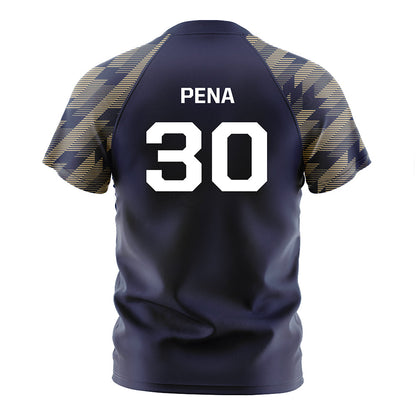 GWU - NCAA Men's Soccer : Diego Pena - Navy Soccer Jersey-1