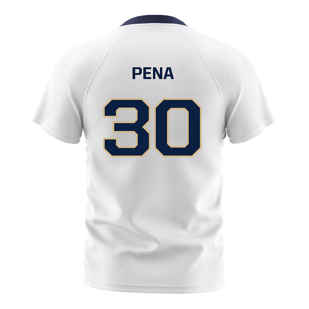 GWU - NCAA Men's Soccer : Diego Pena - White Soccer Jersey-1