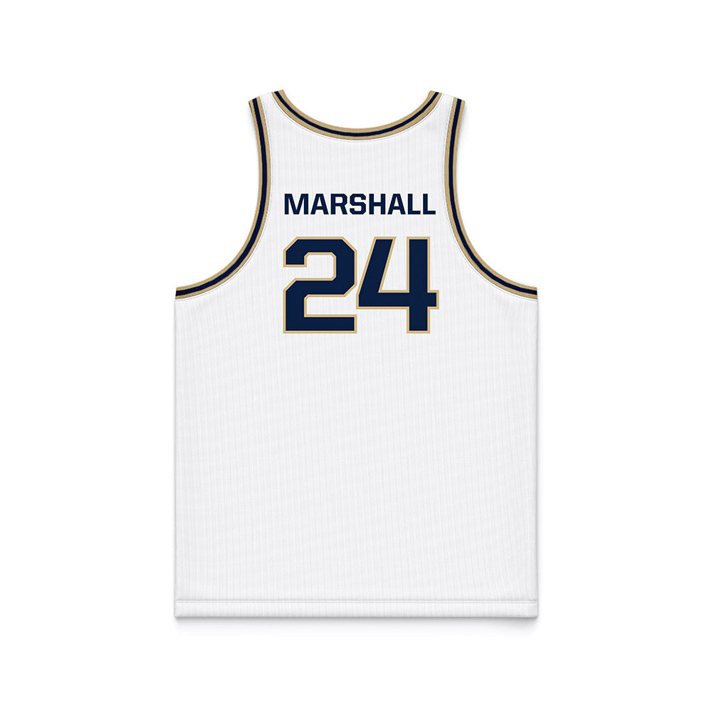 GWU - NCAA Men's Basketball : Tyrone Marshall - White Basketball Jersey-1
