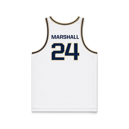 GWU - NCAA Men's Basketball : Tyrone Marshall - White Basketball Jersey-1