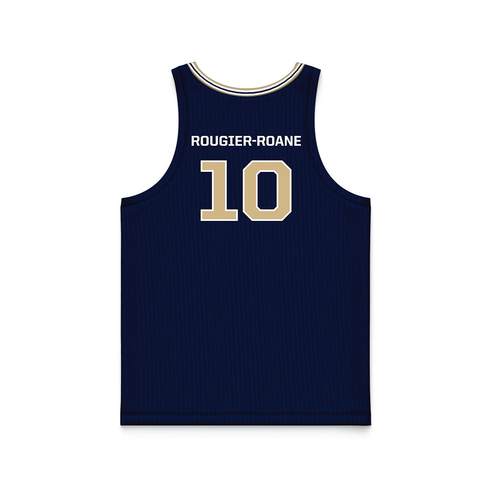 GWU - NCAA Men's Basketball : Jalen Rougier-Roane - Navy Basketball Jersey-1