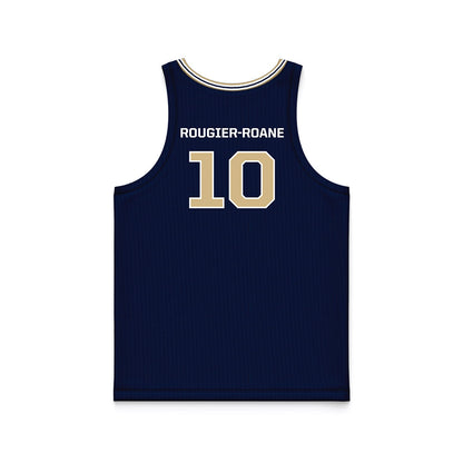 GWU - NCAA Men's Basketball : Jalen Rougier-Roane - Navy Basketball Jersey-1