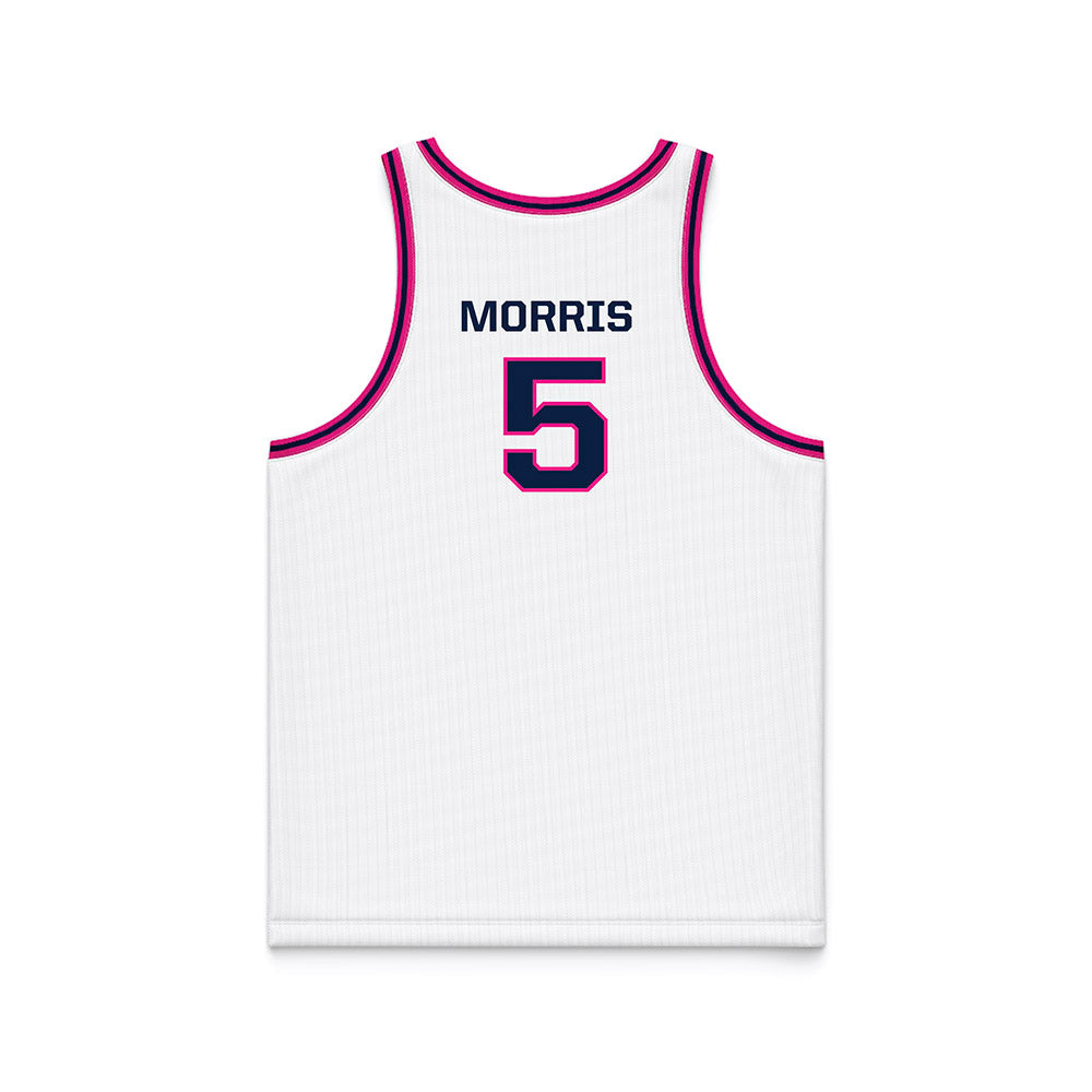 GWU - NCAA Women's Basketball : Nya Morris - White Basketball Jersey-1
