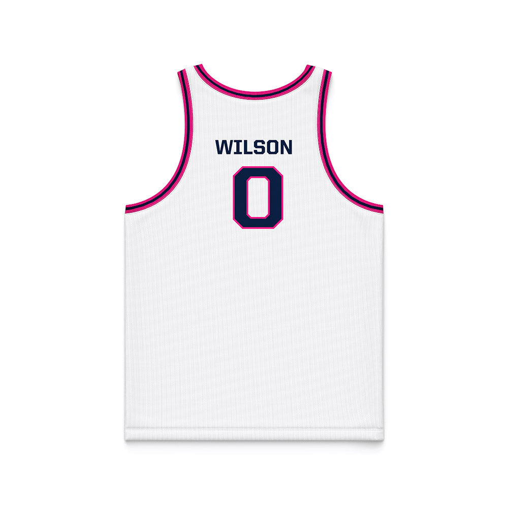 GWU - NCAA Women's Basketball : Jaeda Wilson - White Basketball Jersey-1