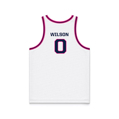 GWU - NCAA Women's Basketball : Jaeda Wilson - White Basketball Jersey-1