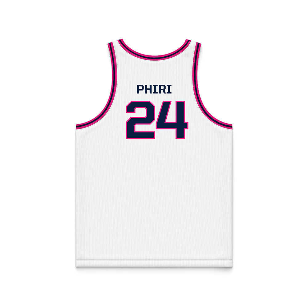 GWU - NCAA Women's Basketball : Colleen Phiri - White Basketball Jersey-1