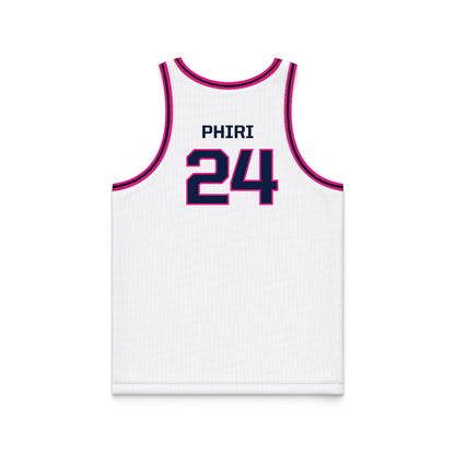 GWU - NCAA Women's Basketball : Colleen Phiri - White Basketball Jersey-1