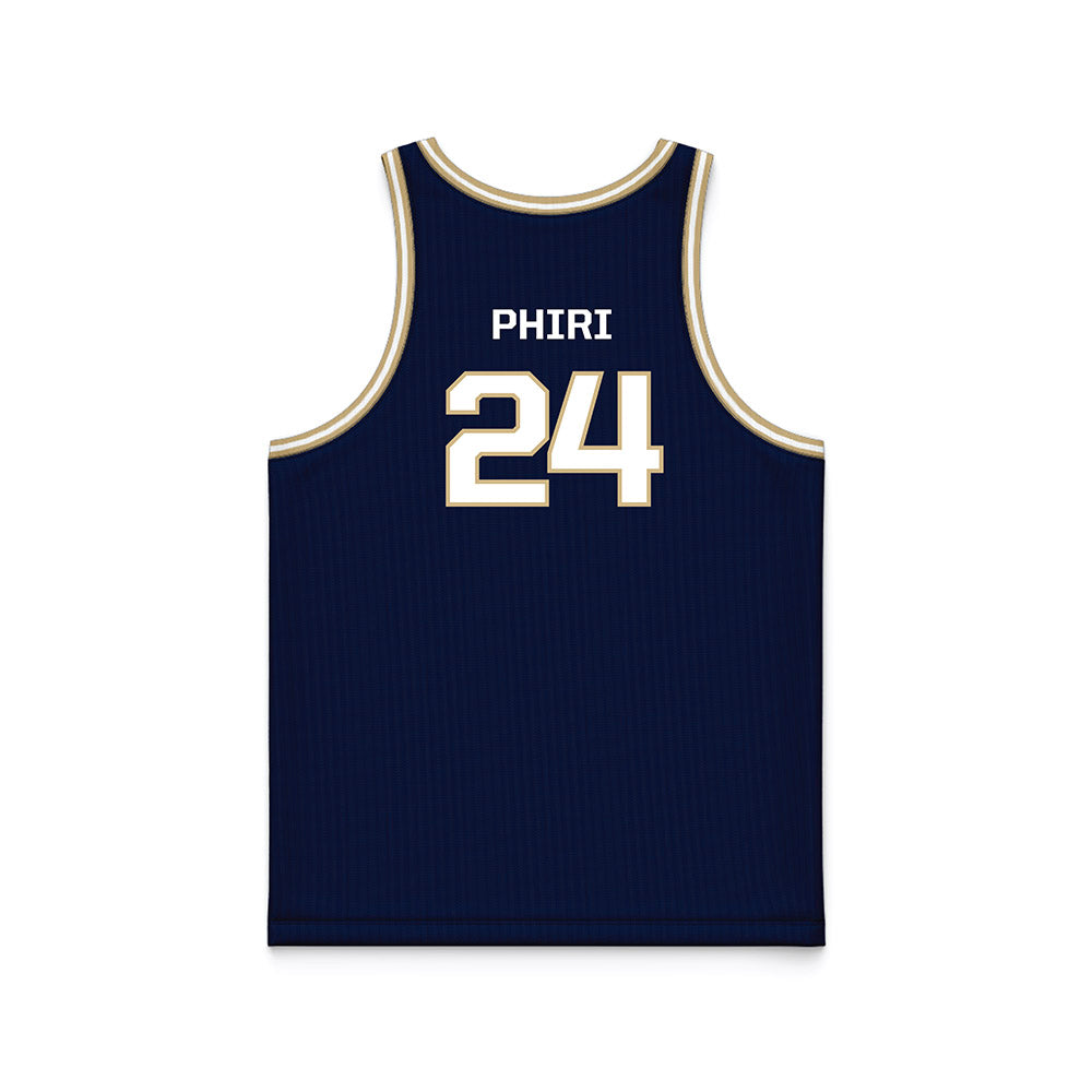 GWU - NCAA Women's Basketball : Colleen Phiri - Navy Basketball Jersey-1