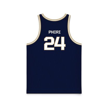 GWU - NCAA Women's Basketball : Colleen Phiri - Navy Basketball Jersey-1
