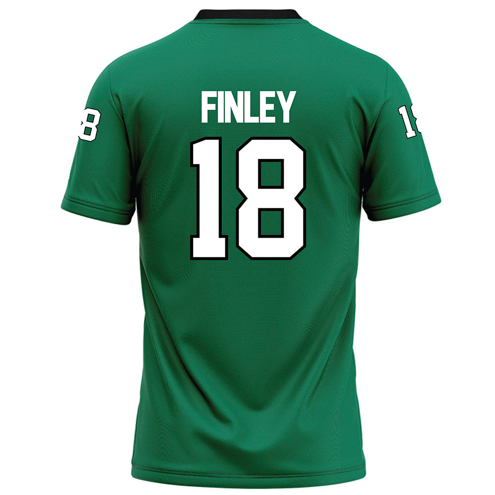Northeastern State - NCAA Football : Kod Finley - Green Football Jersey-1