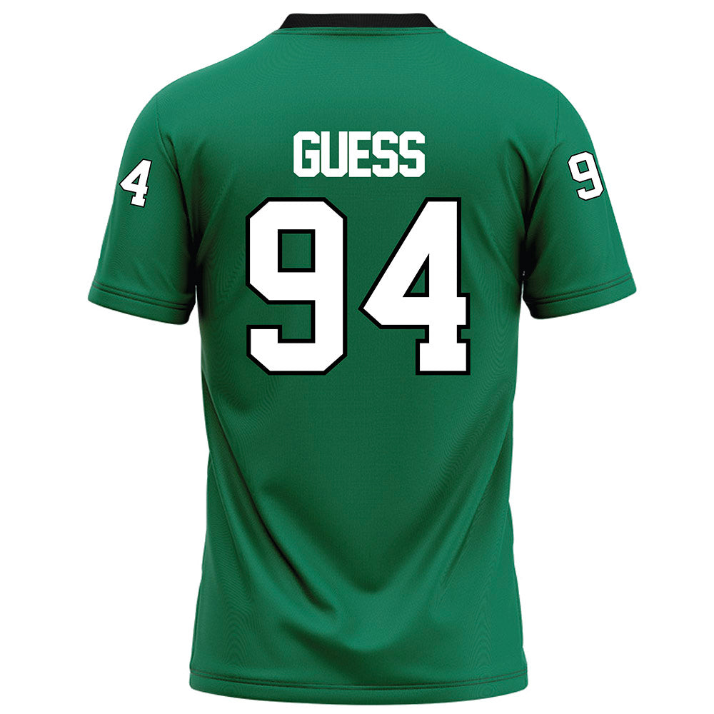 Northeastern State - NCAA Football : Ayden Guess - Green Football Jersey-1