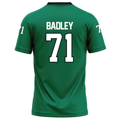Northeastern State - NCAA Football : Cayson Badley - Green Football Jersey-1