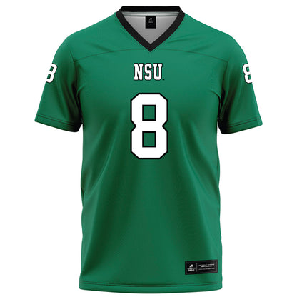 Northeastern State - NCAA Football : Khaden Walker - Green Football Jersey-0