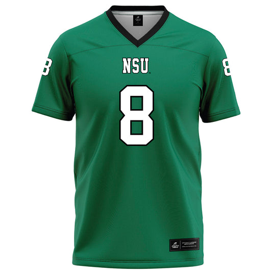 Northeastern State - NCAA Football : Khaden Walker - Green Football Jersey-0