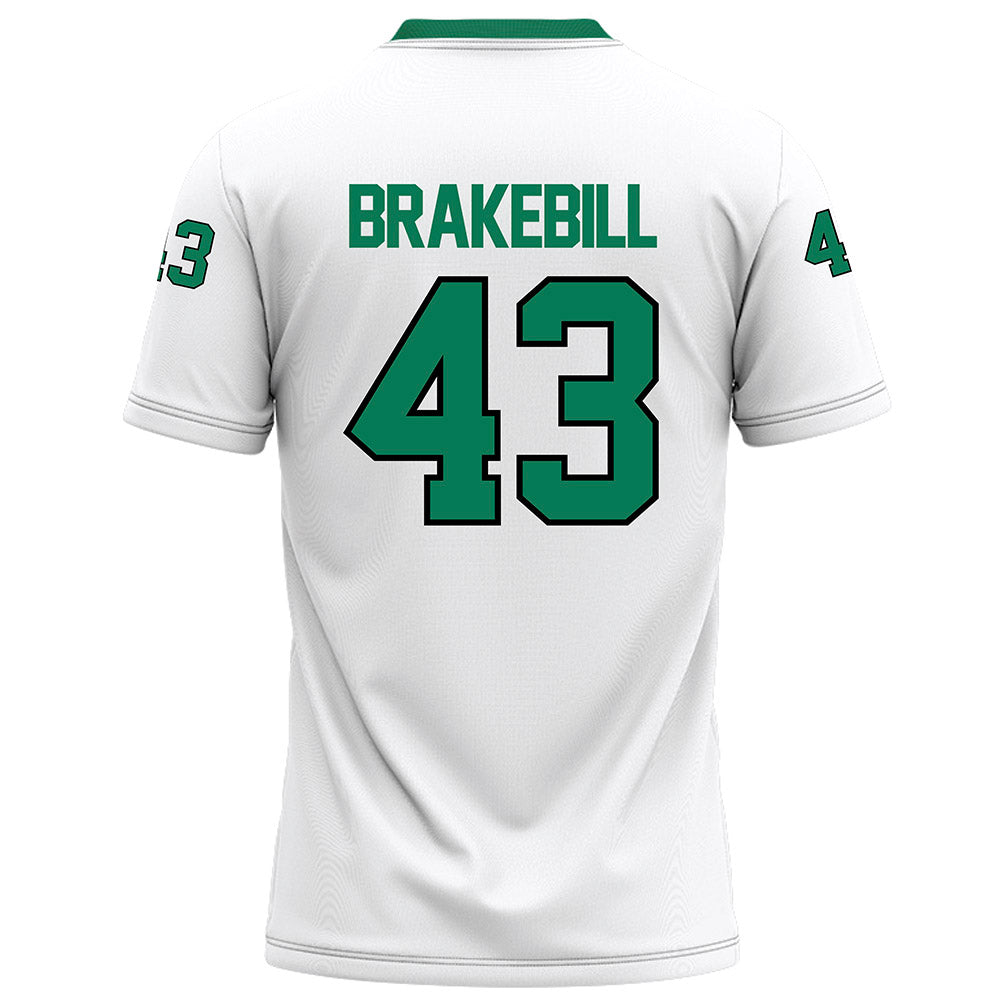Northeastern State - NCAA Football : Kale Brakebill - White Football Jersey-1