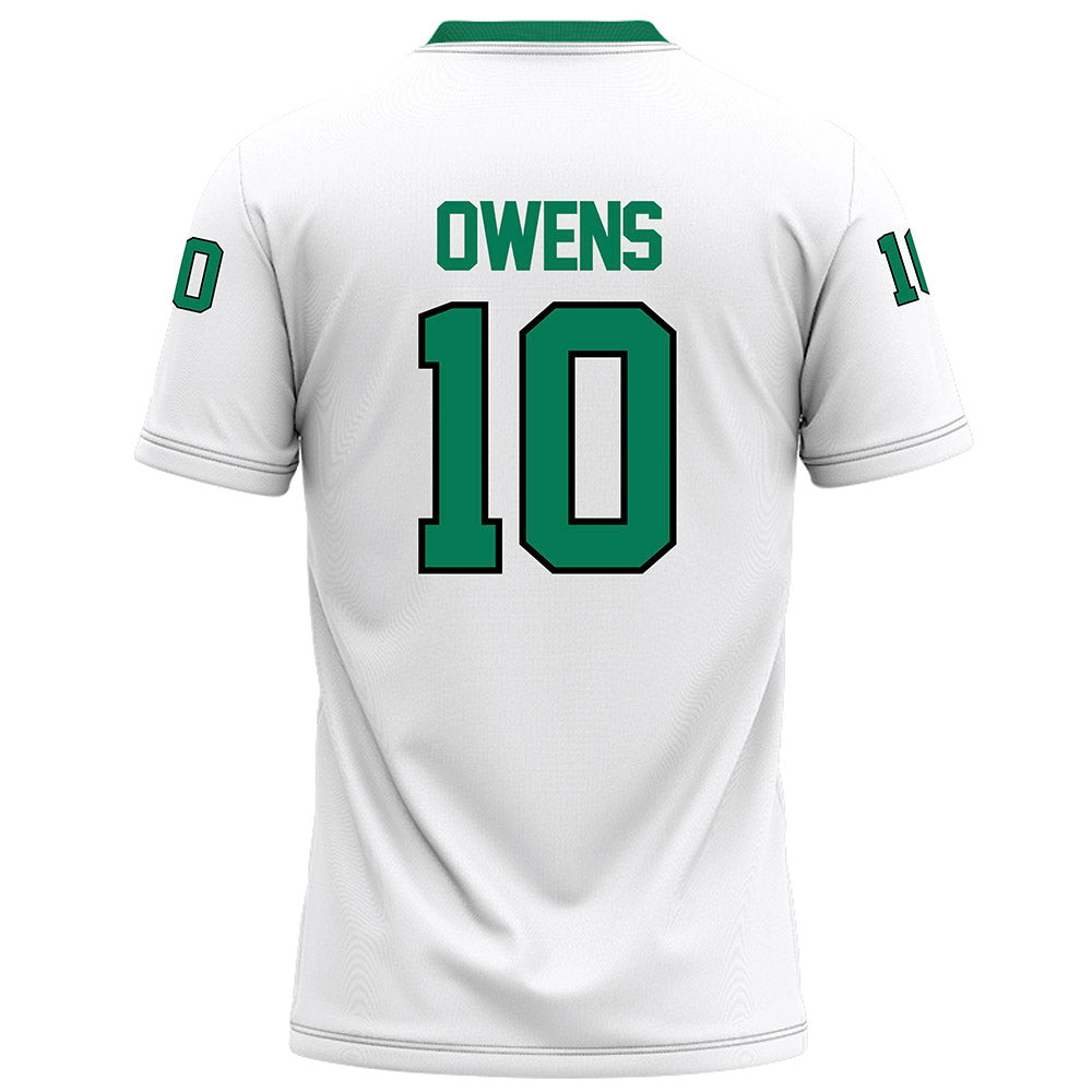 Northeastern State - NCAA Football : Marvelous Owens - White Football Jersey-1