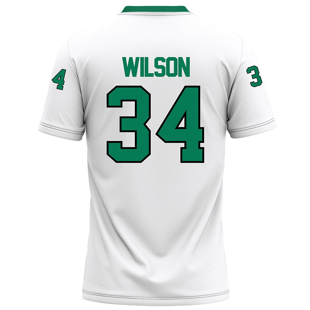 Northeastern State - NCAA Football : Donniel Wilson - White Football Jersey-1