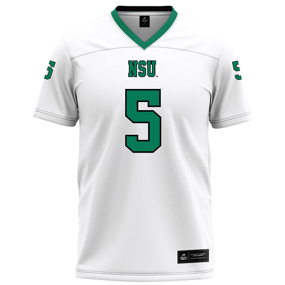 Northeastern State - NCAA Football : La'Vontae Shenault - White Football Jersey-0