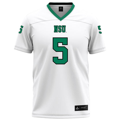 Northeastern State - NCAA Football : La'Vontae Shenault - White Football Jersey-0